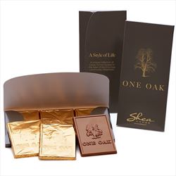 CC7325 Deluxe Chocolate Trio With Custom Imprint